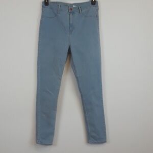&DENIM blue skinny high waist‎ ankle jeans size 28